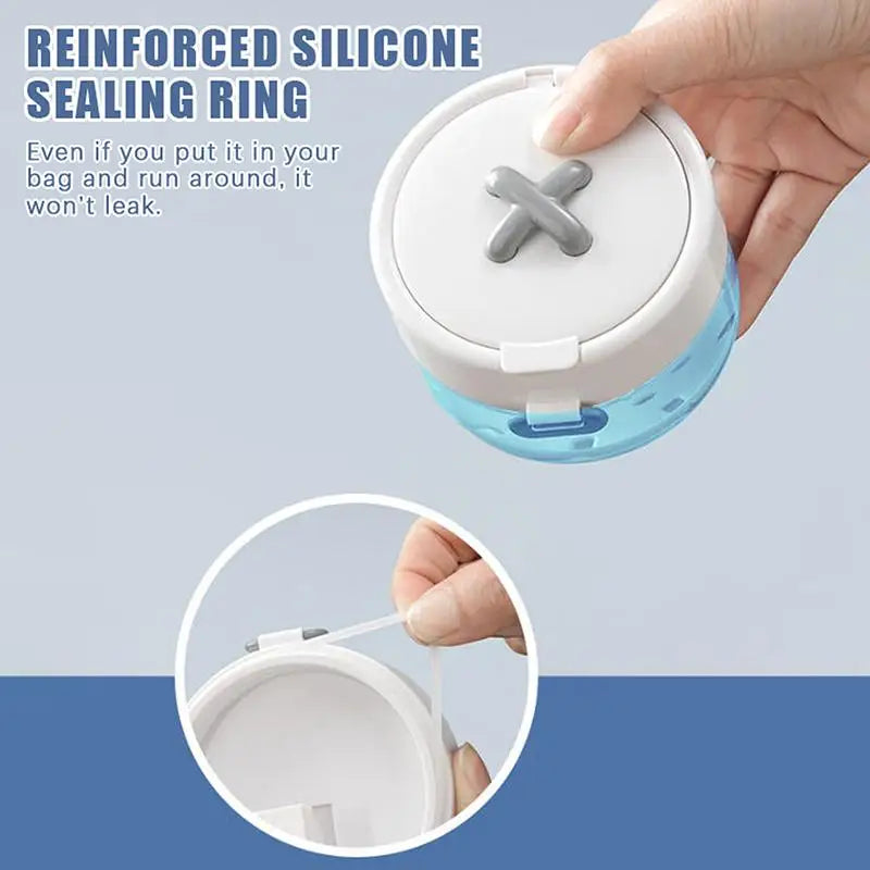 2-in-1 Leakproof Denture & Retainer Case | Stackable Storage Denture Retainer Case QXL