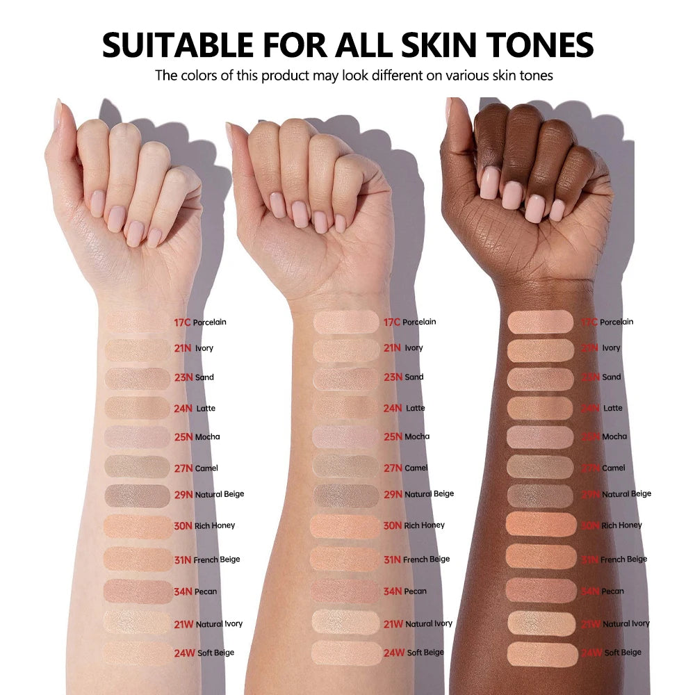 Air Cushion CC Cream Foundation 12 Colors | SPF Waterproof Air Cushion Foundation QXL
