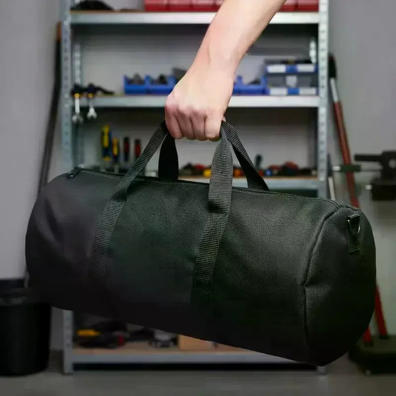 Cylinder Tent Stake Bag | Large Capacity Camping Peg Holder Camping Storage Bag QXL
