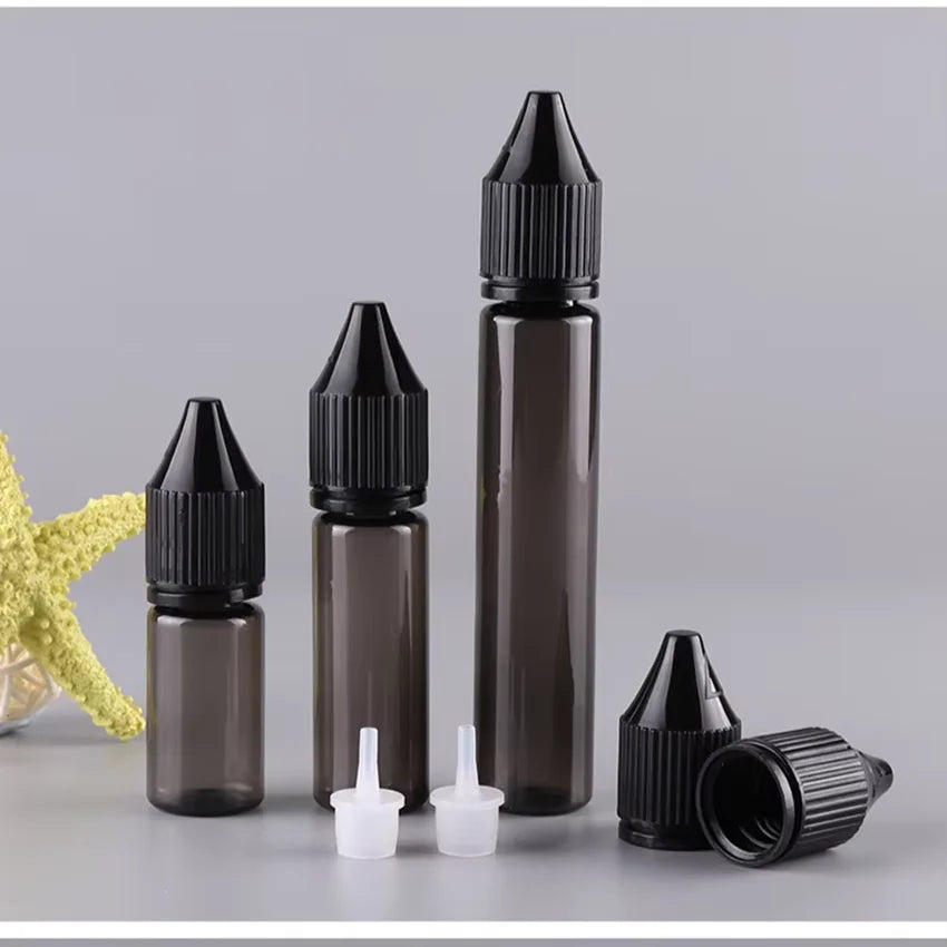 20-Pack Squeezable PET Dropper Bottles 10–120ml | Oil & Liquid Dropper Bottle Set QXL