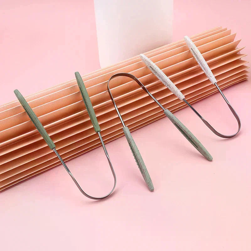 U-Shaped Stainless Steel Tongue Scraper | Fresh Breath Tongue Scraper QXL
