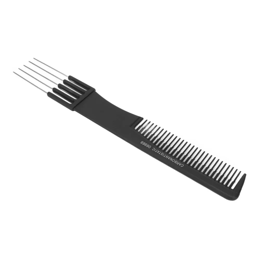 10-Pack Carbon Lift Teasing Combs | Fine Teeth Salon Back Comb Hair Teasing Comb QXL