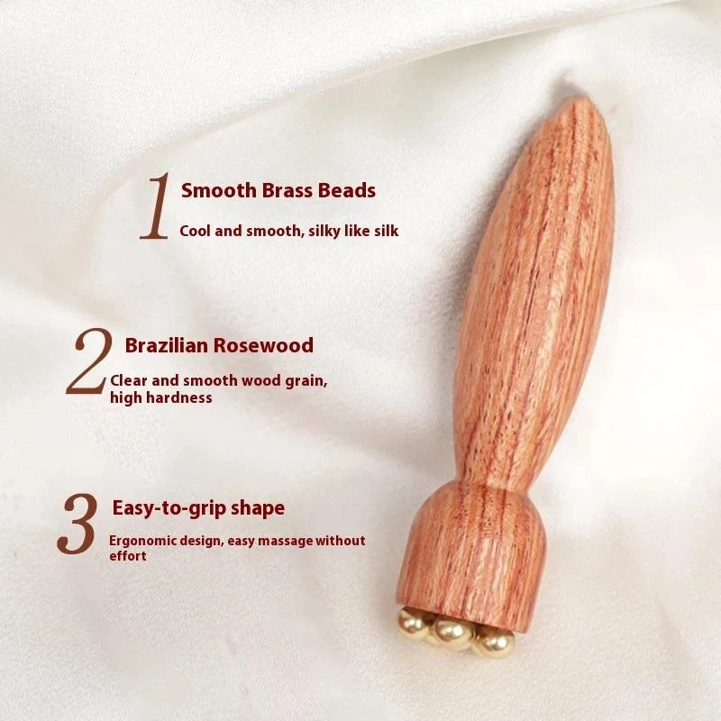 Brass Lotus Gua Sha Eye Massage Stick | Facial Roller Tool Gua Sha Facial Roller QXL