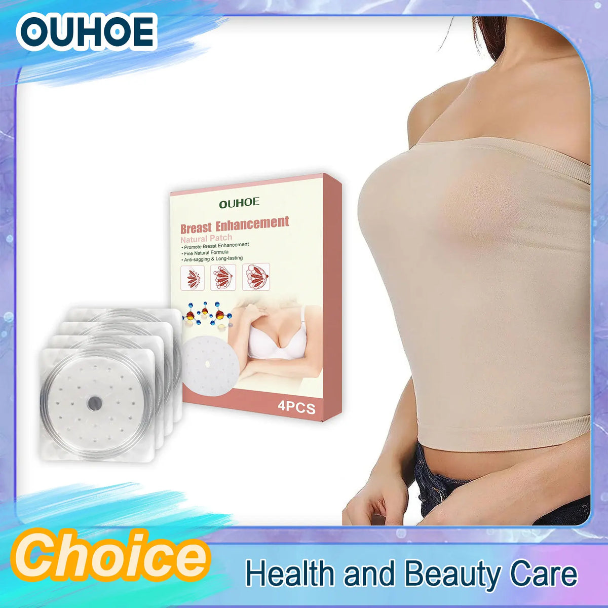 OUHOE Collagen Chest Firming & Lifting Patches 4/8/12 Pcs Chest Firming Patch QXL