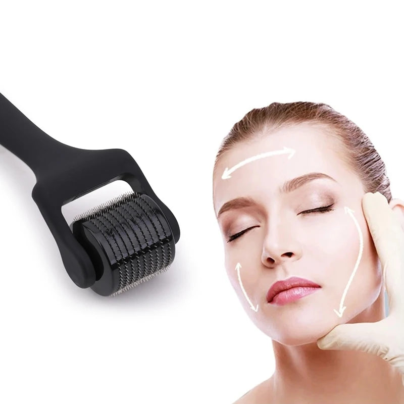 540 Titanium Microneedle Derma Roller – Skin & Scalp Care Microneedle Derma Roller QXL