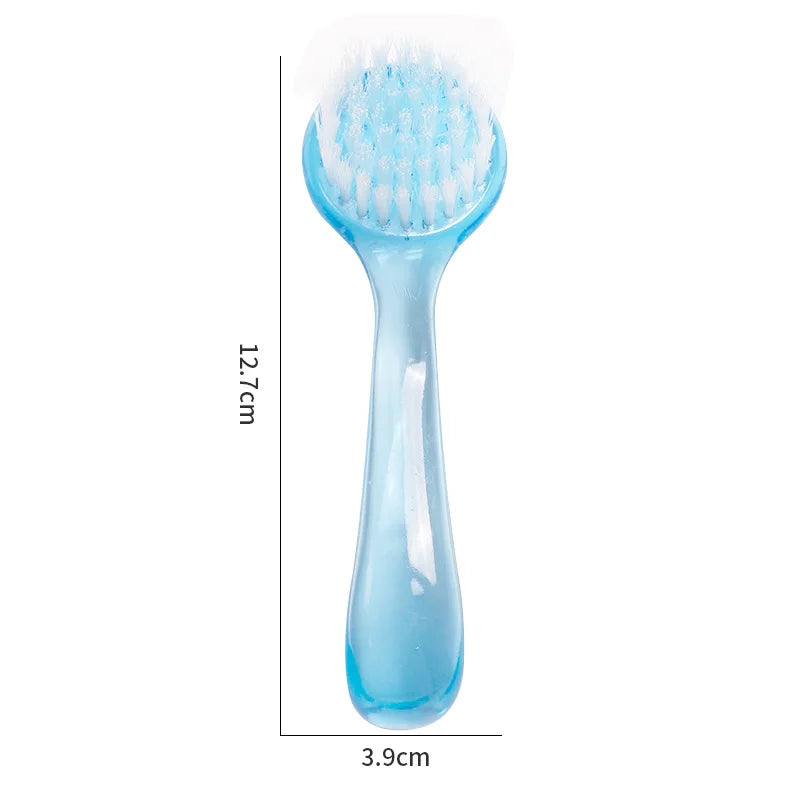 FUMOSIK Round Head Nail Cleaning Brush | Dust Remover Tool Nail Cleaning Brush QXL Blue