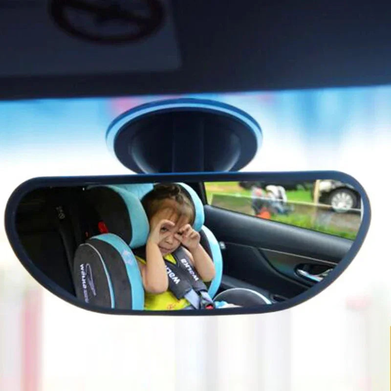 360° Baby Car Rear View Mirror | Suction Cup Mount Baby Car Mirror QXL
