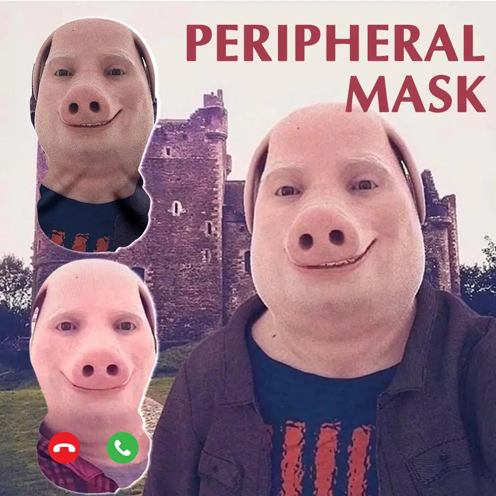 3D Printed Seamless Mask Head Cover | Cosplay Party Prop Costume Mask QXL