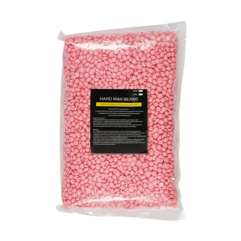 500g Hard Wax Beans | Bikini, Face & Body Hair Removal Depilatory Wax Beans QXL