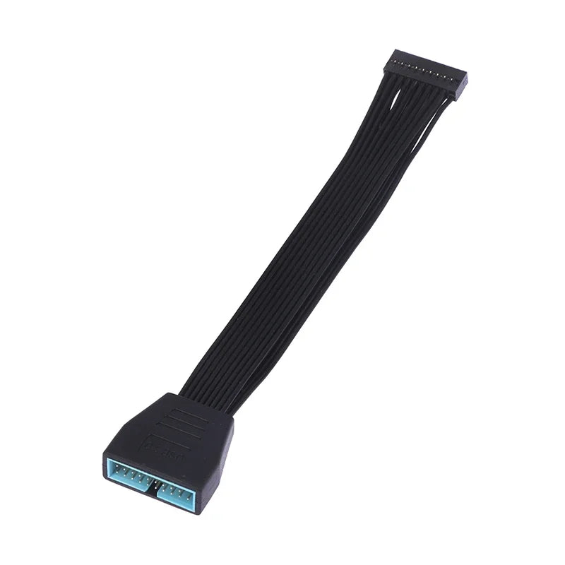 USB 3.0 19/20-Pin Internal Header Extension Cable 15cm Flat USB Header Extension Cable QXL
