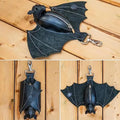 PU Leather Bat Coin Purse & Keychain | Zippered Wallet Novelty Coin Purse QXL Default Title