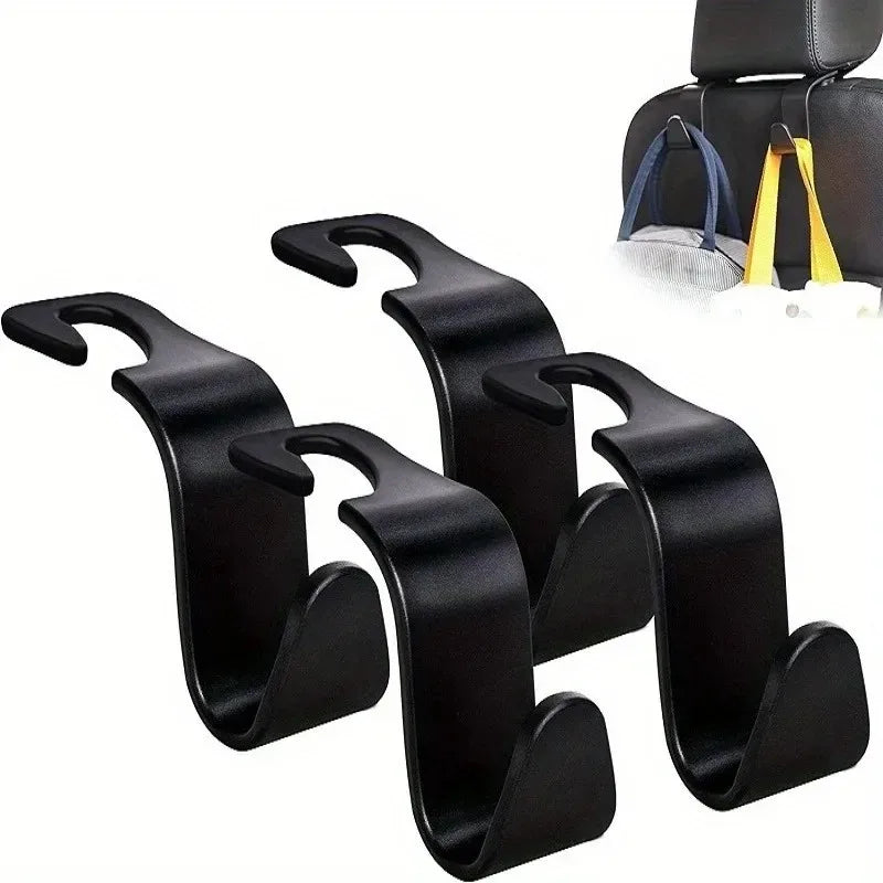 Car Headrest Hooks – Multi-Function Rear Seat Hangers 2/4 Pack Car Seat Hooks QXL