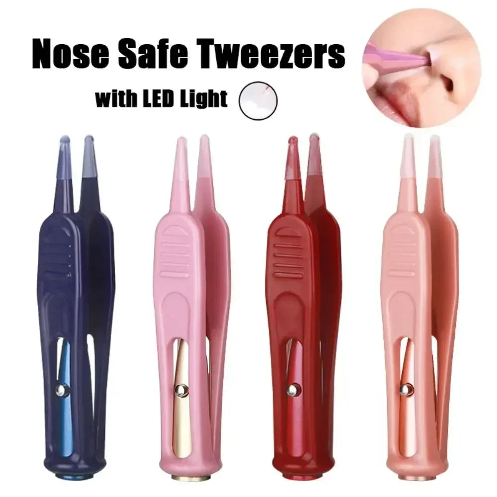 Baby LED Cleaning Tweezers | Nose, Ear & Navel Tool Baby Grooming Tool QXL
