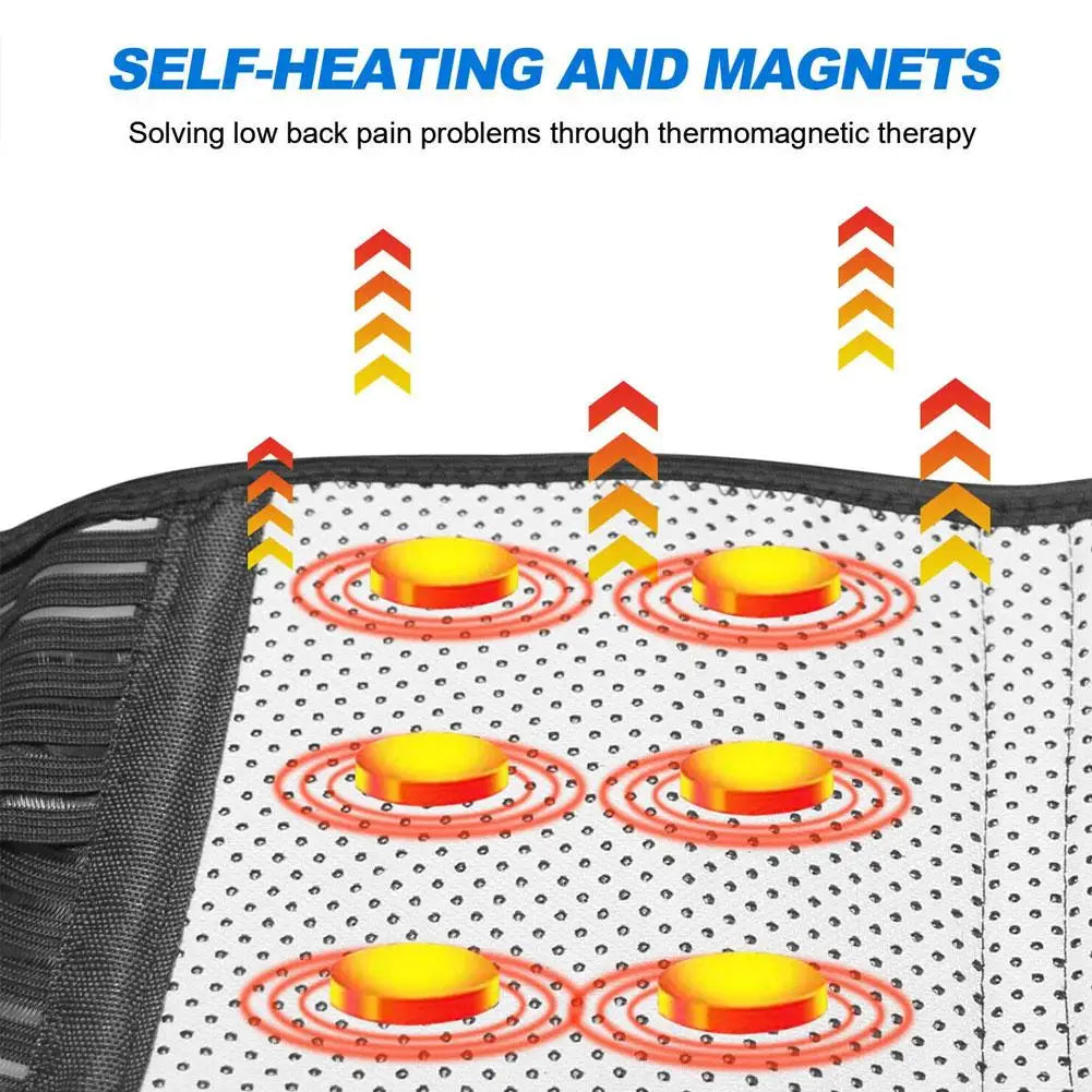 Adjustable Self-Heating Lumbar Support Belt | Back Brace Lumbar Support Belt QXL