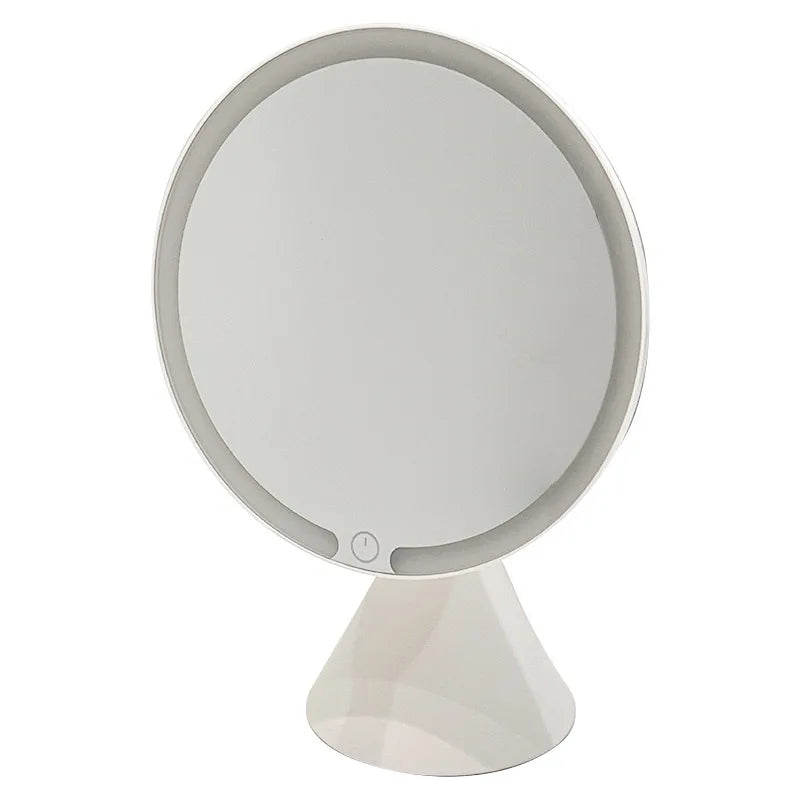 LED Vanity Mirror – Smart Tricolor Lighting Desktop Makeup Mirror LED Vanity Mirror QXL