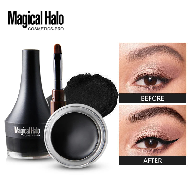 QiBest Waterproof Eyebrow Pomade & Gel Eyeliner Cream 4.5g Eyebrow Pomade QXL