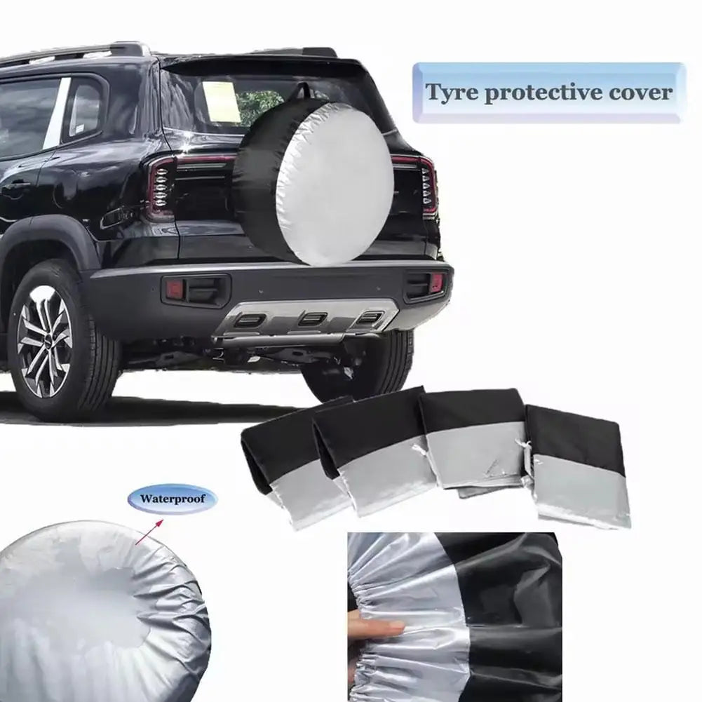 Spare Tyre Cover – Dustproof & Waterproof | Fits 13–20 Inch Spare Tire Cover QXL