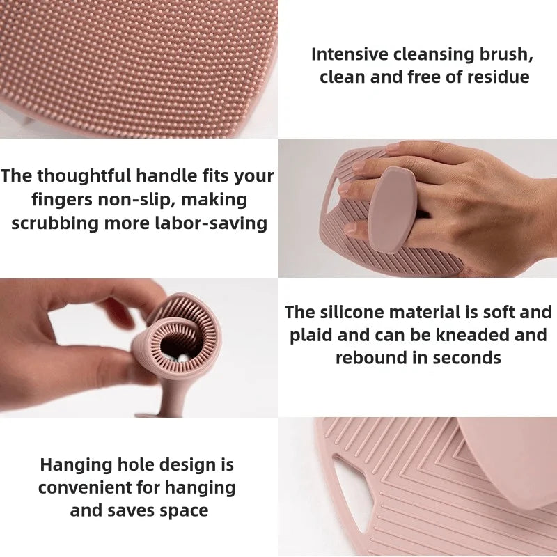 Soft Silicone Exfoliating Body Brush | Deep Cleanse & Massage Silicone Body Brush QXL
