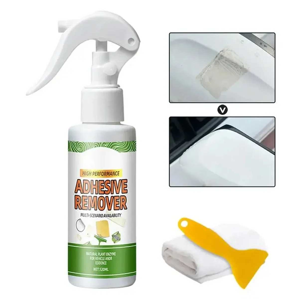 Citrus Adhesive Remover Spray – Glue & Sticker Residue 120ml Adhesive Remover Spray QXL