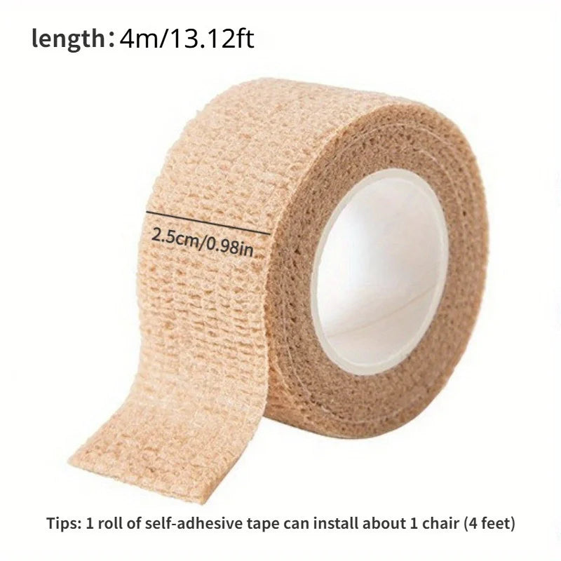 Chair & Table Leg Floor Protector Tape | Anti-Slip Non-Scratch Furniture Floor Protector QXL