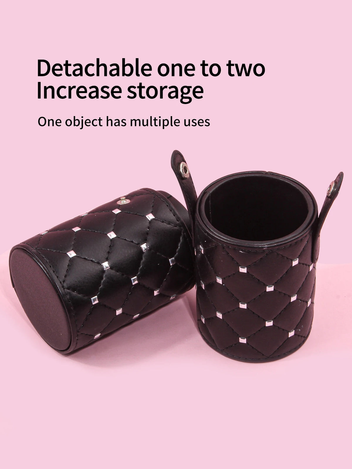 KOSSHOW Dustproof PU Makeup Brush Holder | Travel Storage Tube Makeup Brush Holder QXL