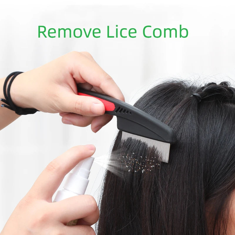 Stainless Steel Fine Tooth Lice & Nit Removal Comb Lice Removal Comb QXL