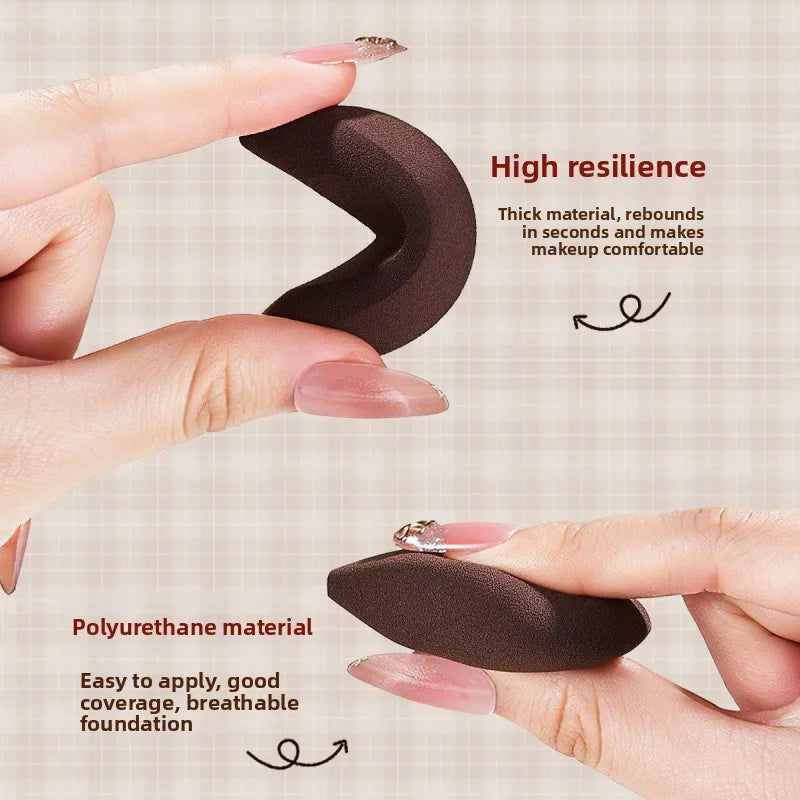 2-Pack Finger Shape Makeup Blending Sponge | Cosmetic Puff Makeup Blending Sponge QXL