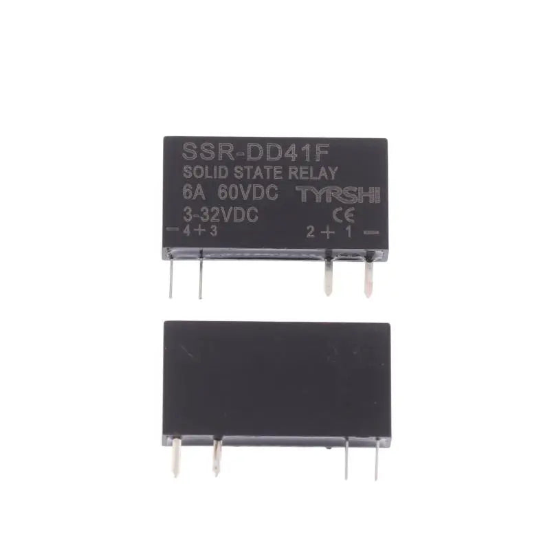 SSR-41FDD/41FDA Solid State Relay 3-32VDC 6A DIN Rail Module Solid State Relay QXL