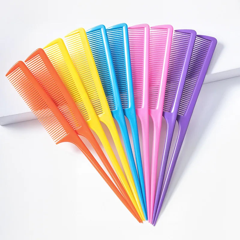 10-Pack Anti-Static Rat Tail Hair Combs | Salon Styling Set Hair Styling Comb Set QXL