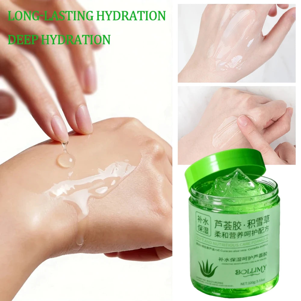 2-Pack Aloe Vera Gel | Vitamin E & Niacinamide Moisturizer Aloe Vera Gel QXL