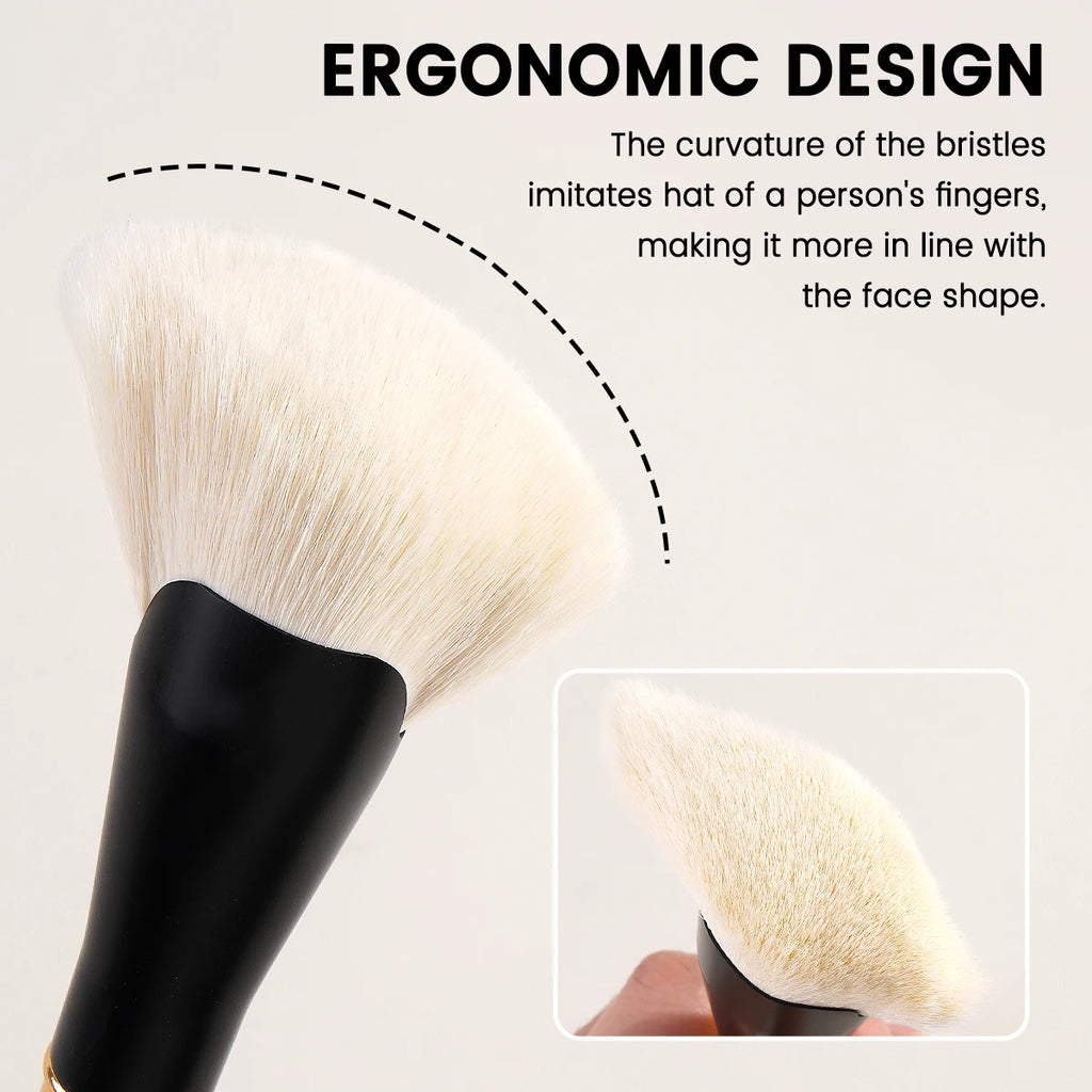 MAANGE 13-Pc Double-Ended Makeup Brush Set & Storage Bag Makeup Brush Set QXL