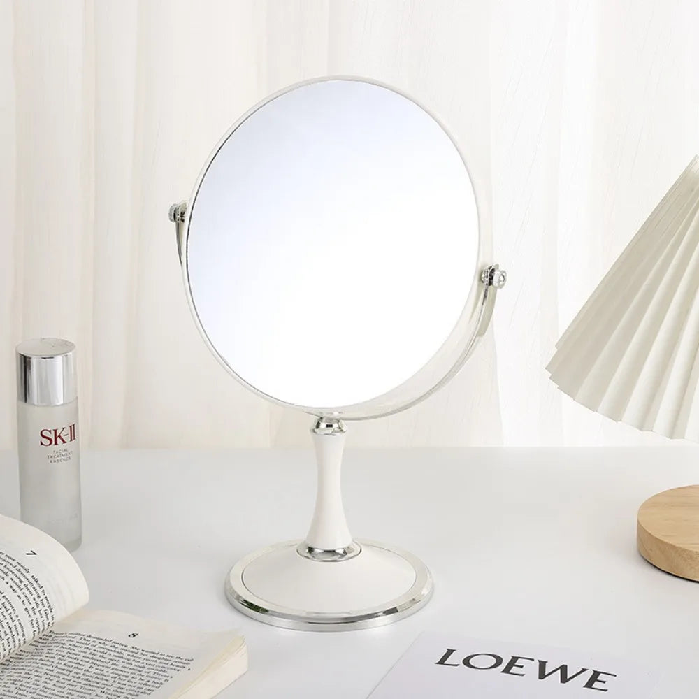 Double-Sided 3X Magnifying Makeup Mirror | 360° Rotating Stand Vanity Makeup Mirror QXL