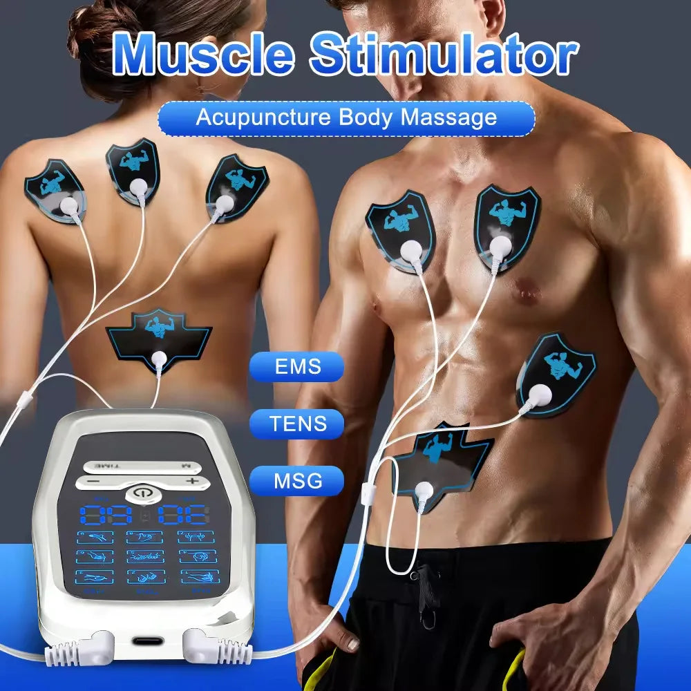 Electric Pulse TENS EMS Muscle Stimulator Massage Device Electric Pulse Massager QXL