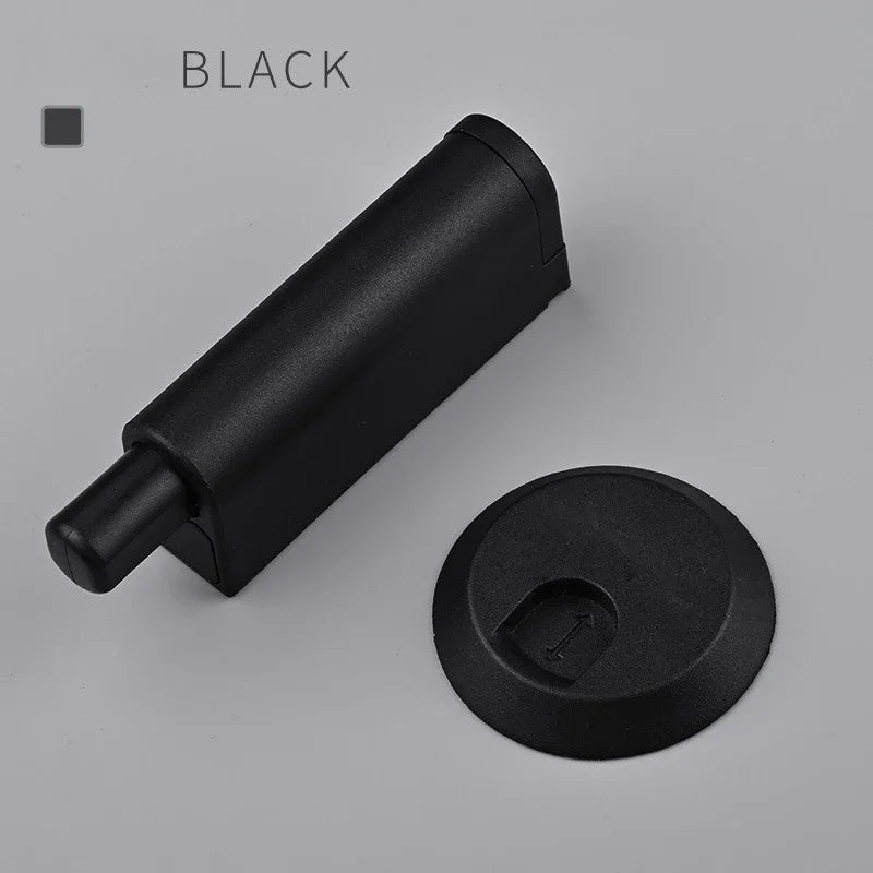 Zinc Alloy Door Stopper | No-Drill Floor Suction Mount Door Stopper QXL Black
