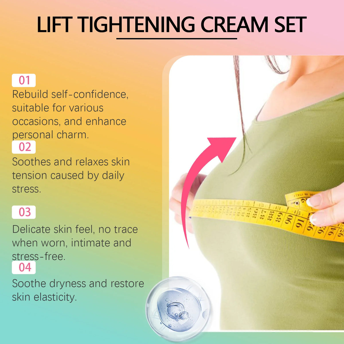 Firming Body Moisturizing Cream | Thighs, Arms & Bust Body Firming Cream QXL