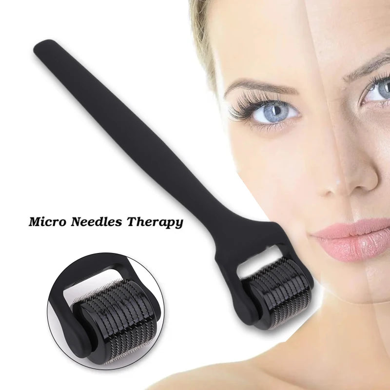 540 Titanium Microneedle Derma Roller – Skin & Scalp Care Microneedle Derma Roller QXL