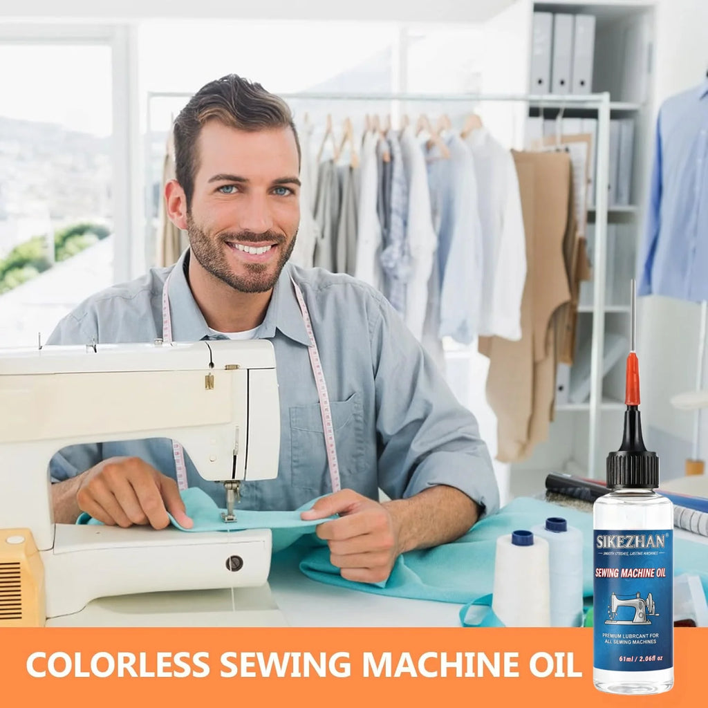 SIKEZHAN Sewing Machine Oil | Precision Needle Lubricant 61ml Machine Lubricant Oil QXL
