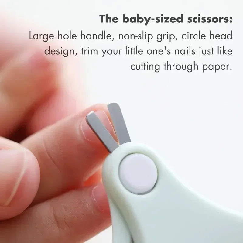 4-in-1 Baby Nail Clipper & Grooming Kit | Safe Newborn Set Baby Nail Grooming Kit QXL