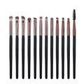 12-Piece Eye Makeup Brush Set – Blending, Shading & Brow Eye Makeup Brush Set QXL 12PCS
