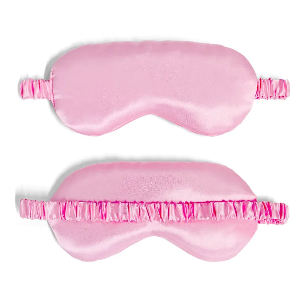 Satin Blackout Sleep Eye Mask | Soft Travel Blindfold Sleep Eye Mask QXL