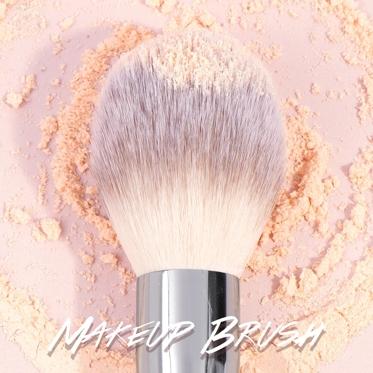 MAANGE 2-Pc Soft Synthetic Makeup Brush Set | Blush & Highlight Makeup Brush Set QXL