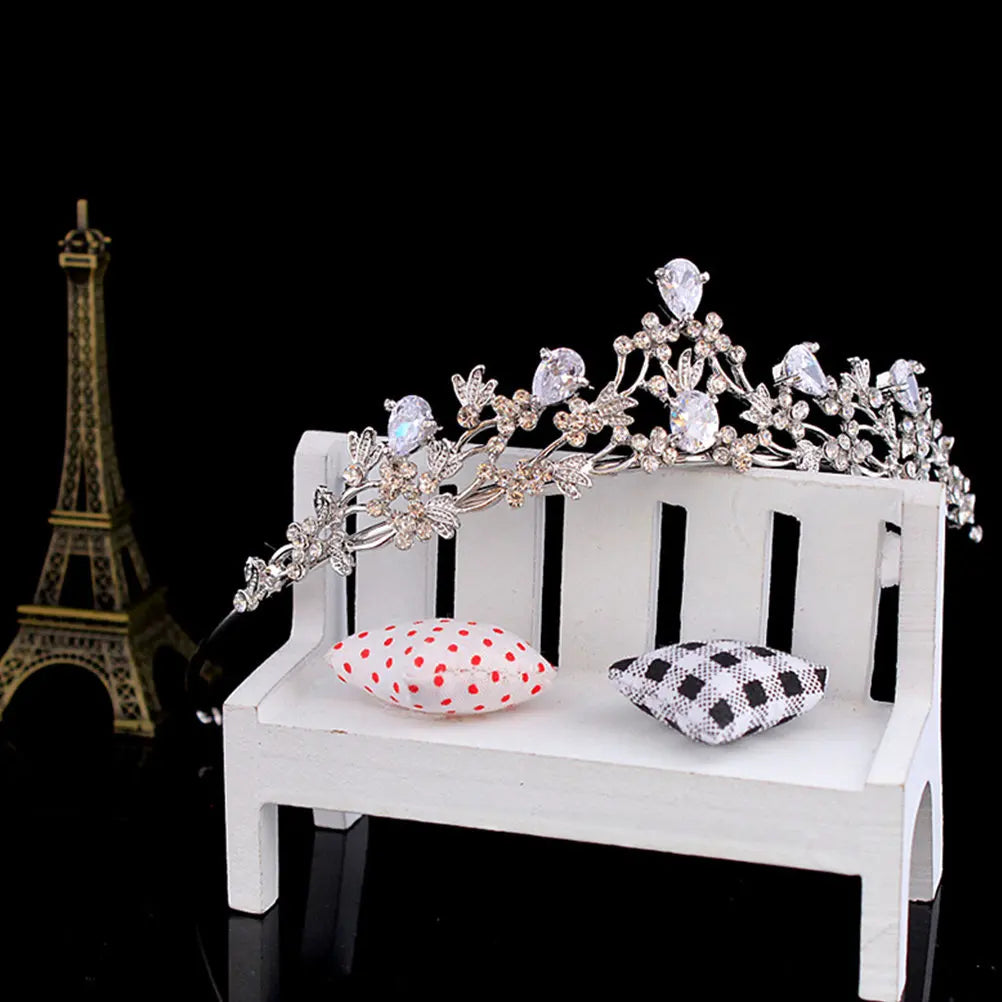 Dazzling Bridal Crown Tiara | Elegant Wedding Headdress Bridal Crown Tiara QXL