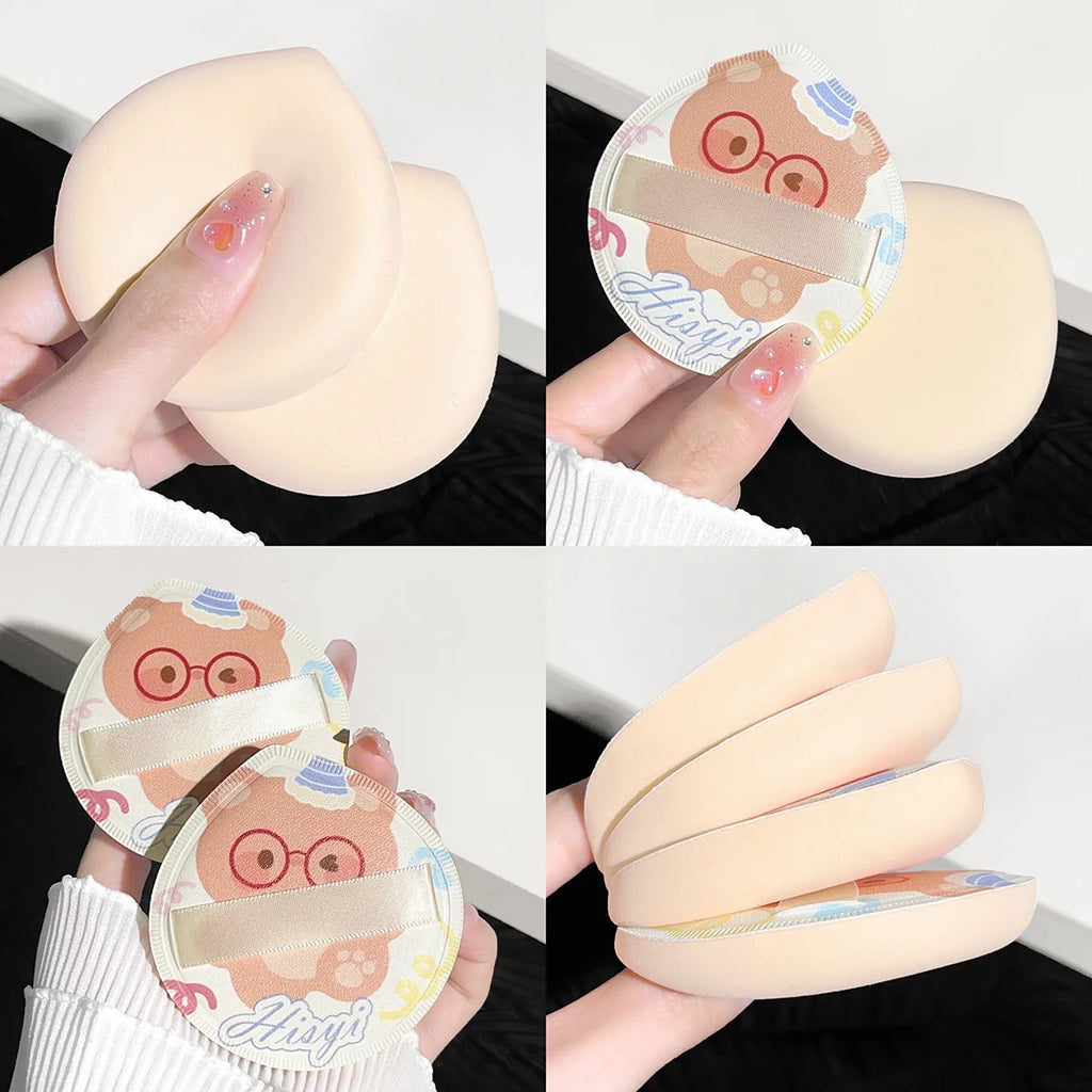 Spectacled Bear Makeup Sponge Puff | Dry & Wet Foundation Blender Makeup Sponge Puff QXL 1Pc