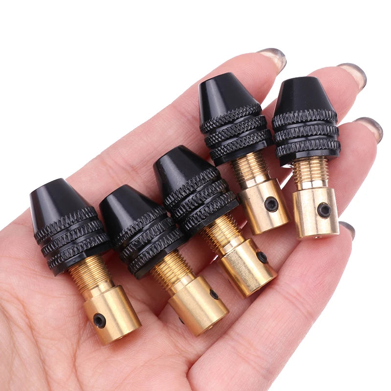 4mm Self-Tightening Mini Drill Chuck | Quick-Change Collet Drill Chuck Adapter QXL