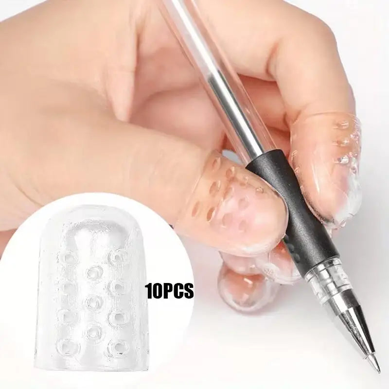 10-Pack Transparent Finger & Toe Guards | Breathable Silicone Finger Toe Guards QXL