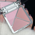 NICEKEY 3-in-1 Cream Blush Palette | Contour & Cheek Tint Cream Blush Palette QXL Blush