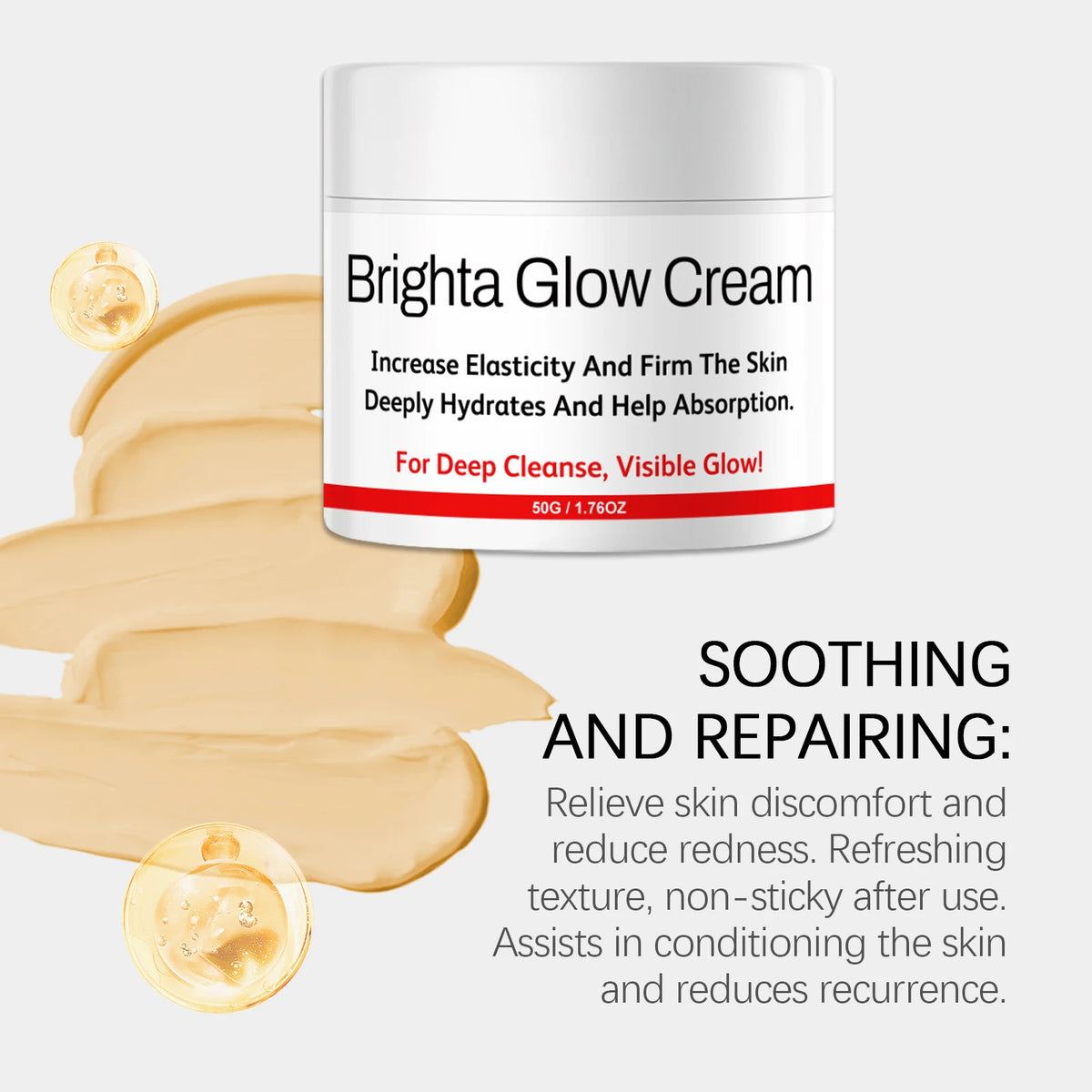 Skin Glow Revitalizing Face Cream | Deep Hydrating 50g Facial Moisturizer Cream QXL