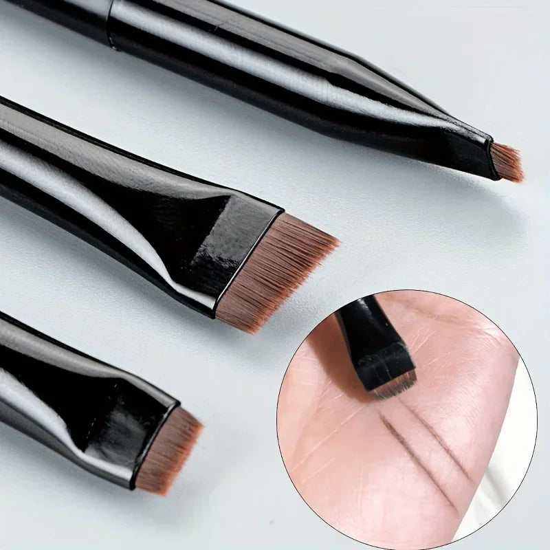 3-Piece Eye Makeup Brush Set | Eyeliner, Brow & Shadow Eye Makeup Brush Set QXL