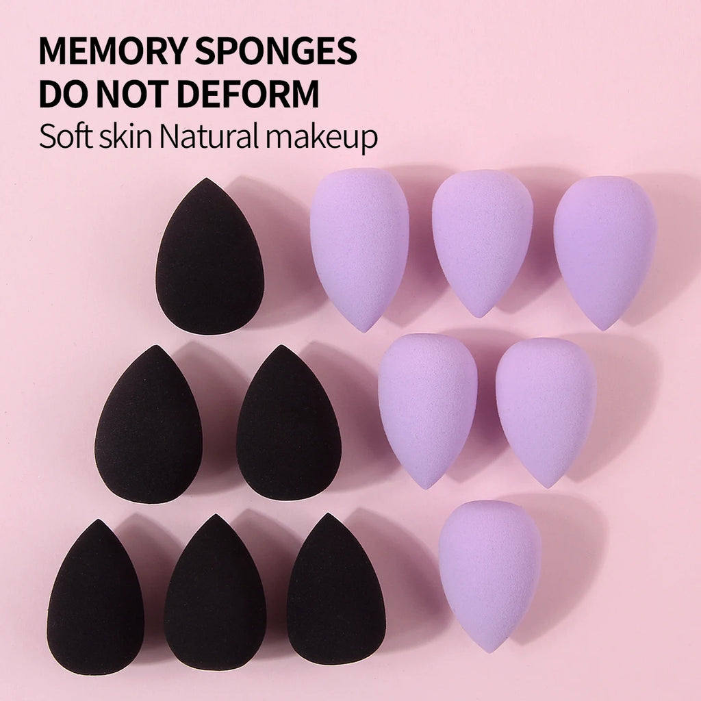12-Pack Mini Teardrop Makeup Sponges – Foundation Blenders Makeup Blending Sponge QXL