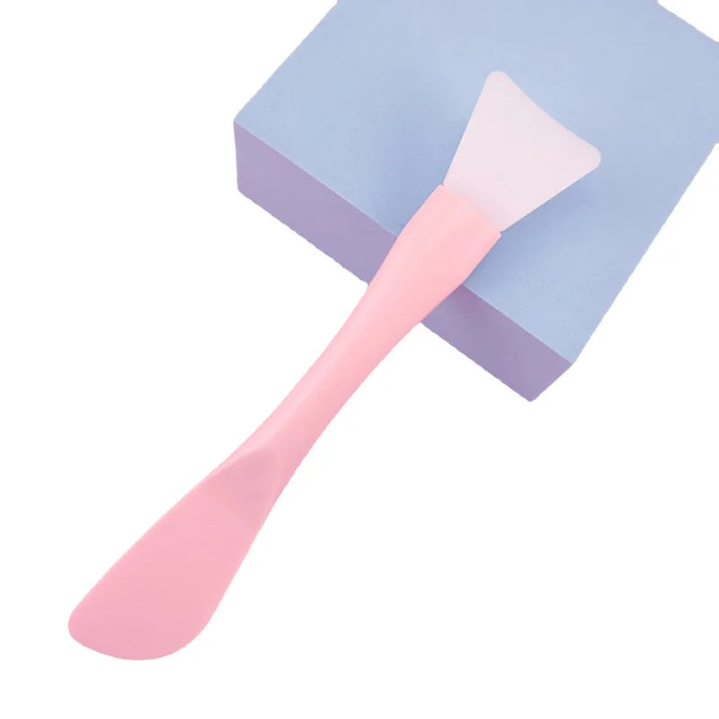 2-in-1 Silicone Face Mask Brush with Scraper | DIY Mud Tool Face Mask Brush QXL